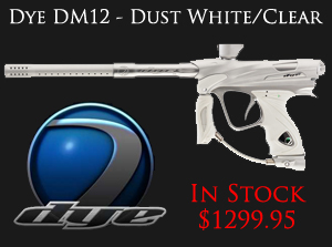 Paintball Product Spotlight - Dye DM12 Paintball Marker - Dust White Clear